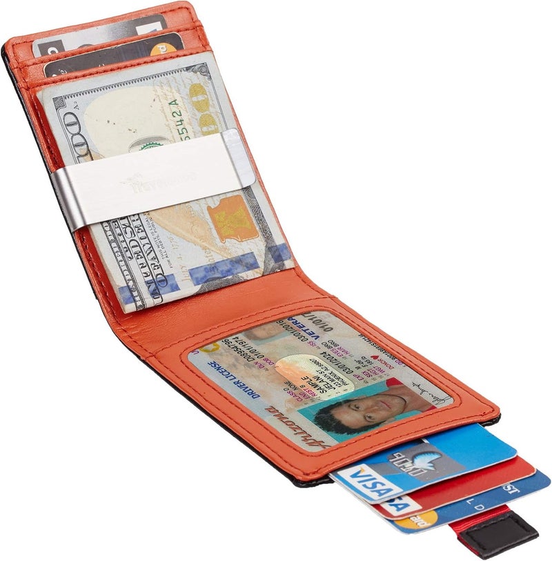 Travelambo Black Leather For Men - Bifold Wallets - Image 2